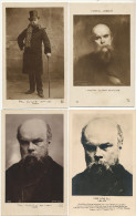 Paul Verlaine Poete Né à Metz 4 Cp Dont Portrait Par E. Carriere Et Photos Otto - Ecrivains