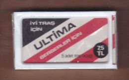 AC - ULTIMA BLADES SHAVING RAZOR BLADES 5 BLADES IN UNOPENED BOX - Rasierklingen