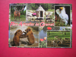 CPM  PARC ANIMALIER DE GRAMMAT     MULTI VUES   ANIMAUX     VOYAGEE 2013 TIMBRE CHEVAL - Gramat