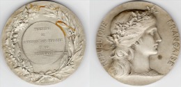 1598 A# Ministere De L´instruction Publique Et Des Beaux Arts Medaille -BURNER ALBERT - 30 ANS DE SERVICES,17JUIN 1933 - Monarchia / Nobiltà