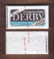 AC - DERBY BLADES SHAVING RAZOR BLADES 5 BLADES IN UNOPENED BOX - Razor Blades