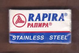 AC - RAPIRA BLADES # 1 SHAVING RAZOR BLADES 5 BLADES IN UNOPENED BOX - Rasierklingen