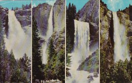 The Four Falls Nevada Yosemite Vernal Bridal Veil Yosemite National Park California 1969 - Yosemite