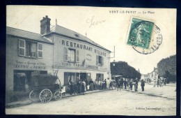 Cpa Du 91  Vert Le Petit -- La Place  LIOB5 - Vert-le-Petit