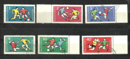 BULGARIA, 1970, Football World Cup, MEXICO, Set 6 V, Soccer,    FINE USED - 1970 – Mexico