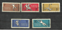 BULGARIA, 1966, Football World Cup, Soccer, England, Complete Set 5 V, FINE USED - 1966 – Angleterre