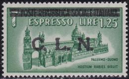 ITALIA EMISSIONE LOCALE C.L.N. 1945 Torino Espresso L.1,25 / Gomma Integra Prezzo Di Catalogo Euro 155 - Centraal Comité Van Het Nationaal Verzet (CLN)