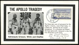 U.S.A. 1967 (27.1.) 2K: PORT WASHINGTON/N.Y. Auf Trauer-SU.: THE APOLLO TRAGEDY = Tod Der Astronauten Grissom,... - Other & Unclassified