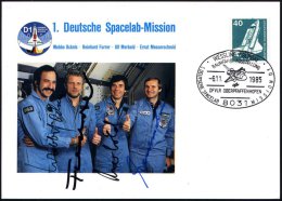 8031 WESSELING,OBERBAY/ RAUMFAHRT-AUSSTELLUNG/ 1.DEUTSCHE SPACELAB MISSION 1985 (6.11.) SSt = Space Shuttle Auf... - Other & Unclassified