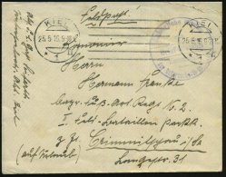 KIEL/ *1ff 1916 (25.5.) Bd.MaSt. + Viol. 1K-HdN.: Kaiserliche Marine/Kommando/der Unterseeboots-Abteilung + Hs.... - Other & Unclassified