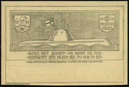 ECKERNFÖRDE/ **d 1915 (21.10.) 1K-Gitter Auf U-Boot-Propaganda-Spenden-Kt.: Kriegsfürsorge Stadt U. Kreis... - Other & Unclassified