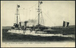 FRANKREICH 1905/10 4 Verschiedene S/w.-Foto-Ak.: Torpedoboots-Zerstörer "Hire" (1913-1923) Im I. Wk.... - Other & Unclassified