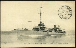 FRANKREICH 1915 2 Verschiedene S/w.-Foto-Ak.: Torpedoboots-Zerstörer "Coutelas" , Je Gebr.(1x Feldpost-Kt.), 2... - Other & Unclassified