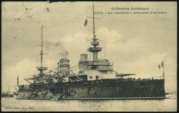 FRANKREICH 1905/17 10 Verschiedene Foto-Ak.: Kreuzer "Gaulois" (Geleitkreuzer Der Charlemagne-Klasse, 1899-1916) ,... - Other & Unclassified