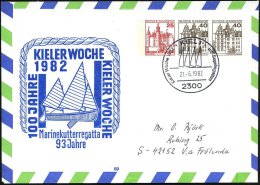 2300 KIEL 1/ Kieler Woche/ Int.Segelregatta 1982 (21.6.) SSt Auf PU 25 + 40 + 40 Pf. Burgen: KIELER WOCHE/100... - Other & Unclassified