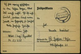 Gotenhafen 1944 (18.5.) Stummer 2K = Tarnstempel Gotenhafen + Viol. 1K-HdN: Fp. Nr. M 53 358 = Schwerer Kreuzer... - Other & Unclassified
