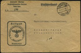 HETTSTEDT/ *(SÜDHARZ)/ C 1944 (19.4.) 1K-Steg Auf Feldpost-Vordr.-Bf.: Zentraler... - Other & Unclassified