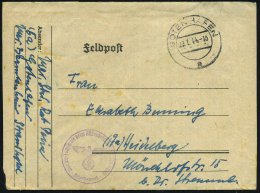 GOTENHAFEN/ A 1944 (Jan./Feb.) 2x 2K (1x Oben Undeutl.) + Viol. 1K-HdN: Marine-Fachschule Beim... - Other & Unclassified