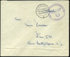 GOTENHAFEN/ A 1940 (9.3.) 2K + Viol. 1K-HdN: Kommando 13. Ersatz-Marineartillerieabteilung , Rs. Hs. Abs.: "3.... - Other & Unclassified