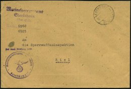 ESCHEDE/ (Kr.CELLE)/ A 1942 (18.12.) 1K-Steg + Viol. 3L: MARINESPERRZEUGAMT/Starkshorn/über Celle + Viol.... - Other & Unclassified