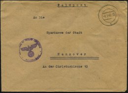 Cuxhaven 1942 (7.7.) Stummer 2K = Tarnstempel Cuxhaven + Viol. 1K-HdN: Kommandant Im Abschnitt Cuxhaven + Rs.... - Other & Unclassified
