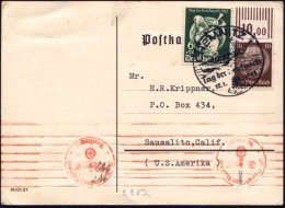 CHEMNITZ 1/ Tag Der Briefmarke 1941 (12.1.) SSt = Schnellboot Auf 6 + 24 Pf. Tag D.Briefm. + 10 Pf. Hindenbg.... - Other & Unclassified