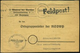 Buxtehude 1944 (23.12.) Stummer Bd.MaSt = Tarnstempel Buxtehude + Viol. Aptierter 1K-HdN: Kriegsmarine/... - Other & Unclassified