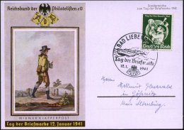 BAD LIEBENWERDA/ Tag Der Briefmarke 1941 (12.1.) SSt = Schnellboot Auf EF 6+24 Pf. Tag D. Briefmarke (Mi.762 EF) +... - Other & Unclassified