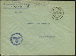 AURICH/ B 941/43 3x 2K + 3 Verschiedene Viol. 1K-HdN: Kommando Marinenachrichtenschule Aurich Bzw. 1. Komp. U. 2.... - Other & Unclassified