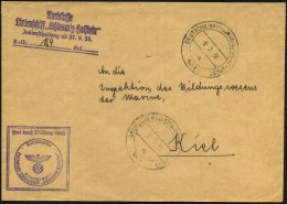 DEUTSCHES REICH 1938 (8.2.) 2K-BPA: DEUTSCHE KRIEGSMARINE-SCHIFFSPOST/a/Nr.1 = Linienschiff "Schleswig-Holstein",... - Other & Unclassified