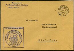 CUXHAVEN/ *1h 1933 (23.6.) 1K-Steg + Viol. Ra.: FdAR/Kommando IV. Marine-Artillerie-Abteilung/ Reichsmarine (noch... - Other & Unclassified