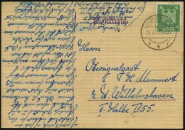 ORANIENBURG/ **f 1927 (März/Mai) 1K-Steg Mehrfach Auf 3 Inl.-Karten An Torpedoboot "T 155", II.... - Other & Unclassified