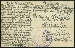 DEUTSCHES REICH 1916 (31.8.) 1K-Steg: K. D. Feldpoststation/* Nr 167 *  (Nr.2004) + Viol. 2K-HdN: Kaiserliche... - Other & Unclassified