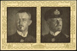 DEUTSCHES REICH 1915/16 3 Verschiedene Foto- Bzw. Künstler-Ak.: Admiral Scheer/Hipper Bzw. 2x Nur Scheer (1x... - Other & Unclassified