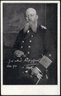 DEUTSCHES REICH 1916 3 Verschiedene, Monochrome Foto-Ak. (2x Kupferdruck): Großadmiral V. Tirpitz (=... - Other & Unclassified