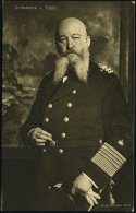 DEUTSCHES REICH 1915/16 3 Verschiedene Monochrome Foto-Ak.: Großadmiral V. Tirpitz, 1x Fotograf N. Perscheid,... - Other & Unclassified