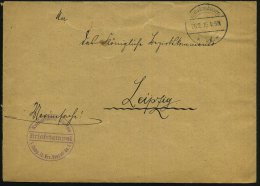 Wilhelmshaven/ *k* 1915 (26.2.) 1K-Steg + Viol. 1K-HdN: Kaiserliche Marine/I. Komp. II. Ers. Seebatl. No.1 (auch... - Other & Unclassified