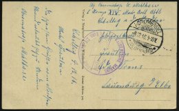 HORUMERSIEL/ *(OLDENBURG)* 1916 (8.12.) 1K-Gitter + Viol. 1K-HdN: KAISERLICHE MARINE/ I. Komp. XIV.... - Other & Unclassified