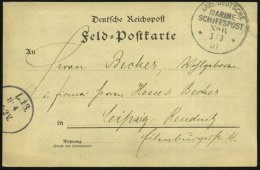 DEUTSCHES REICH /  JAPAN 1901 (3.3.) 1K-BPA: KAIS. DEUTSCHE/MARINE-/SCHIFFSPOST/No.6 = Lazarettschiff NDL-Dampfer... - Other & Unclassified