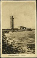 Cuxhaven 1918 (6.11.) Foto-Ak.: Leuchtturm , 1K-Segm.: NORDHOLZ/(KR. LEHE)/BAHNHOF, Späte Marine-Feldpost-Kt.! - Other & Unclassified