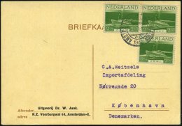 NIEDERLANDE 1946 (Juli) 2 1/2 C. Fahrgastschiff "Nieuw Amsterdam", Reine MeF: 3 Stück , Sauber Gest.... - Other & Unclassified