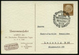 Bremen 1938 (13.6.) BPA-SSt: MS"OCEANA"/Schiffspost Bremen-Bremerhaven/44./Deutscher /Philatelistentag Klar Auf  PP... - Other & Unclassified