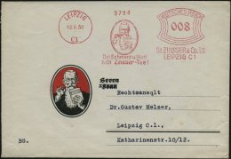 LEIPZIG/ C1/ Bei Schmerz U.Weh/ Hilft Zinsser-Tee!/ DR.ZINSSER.. 1933 (12.6.) AFS (Mann Mit Vollbart) Klar Auf... - Other & Unclassified