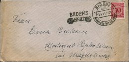 BAD EMS/ Heilt/ Katarrhe Der Luftwege 1924 (15.6.) Seltener HWSt + Sehr Seltener HWSt: BAD EMS/HEILT = 2 "Emser... - Other & Unclassified