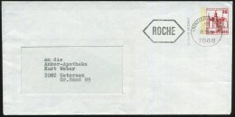 7889 GRENZACH-WYLEN 1/ 101/ GEBÜHR BEZAHLT/ ROCHE 1979 (20.12.) Absenderstempel Auf PU 25 Pf. Burgen, Rot, Rs.... - Other & Unclassified