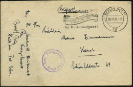 BERLIN SW 11/ Au/ 100 Jahre Tierschutzverein Berlin.. 1941 (8.10.) Seltener MWSt. + Viol. 1K-HdN: Res. Kriegs-Laz./... - Other & Unclassified