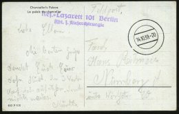 Berlin 1939 (14.10.) Stummer 2K = Tarnstempel Berlin + Viol. Abs.-2L: Res.-Lazarett 101 Berlin/Abt. F.... - Other & Unclassified