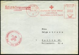 1 BERLIN 33/ DRK/ LND.BERLIN.. 1965 (14.12.) AFS In 000, Da Gebührenfrei + Roter 2L: Kriegsgefangenenpost/... - Other & Unclassified