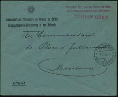 SCHWEIZ 1918 (1.3.) 1K: FELDPOST/11/POSTE DE CAMPAGNE + Roter 2L: Internement Des Prisonniers De Guerre En Suisse/... - Other & Unclassified
