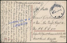 DÄNEMARK 1919 (27.12.) 1K: CHARLOTTENLUND/*** + Viol. 2L: CENSURE/P. G. 20° Region , Portofreie... - Other & Unclassified